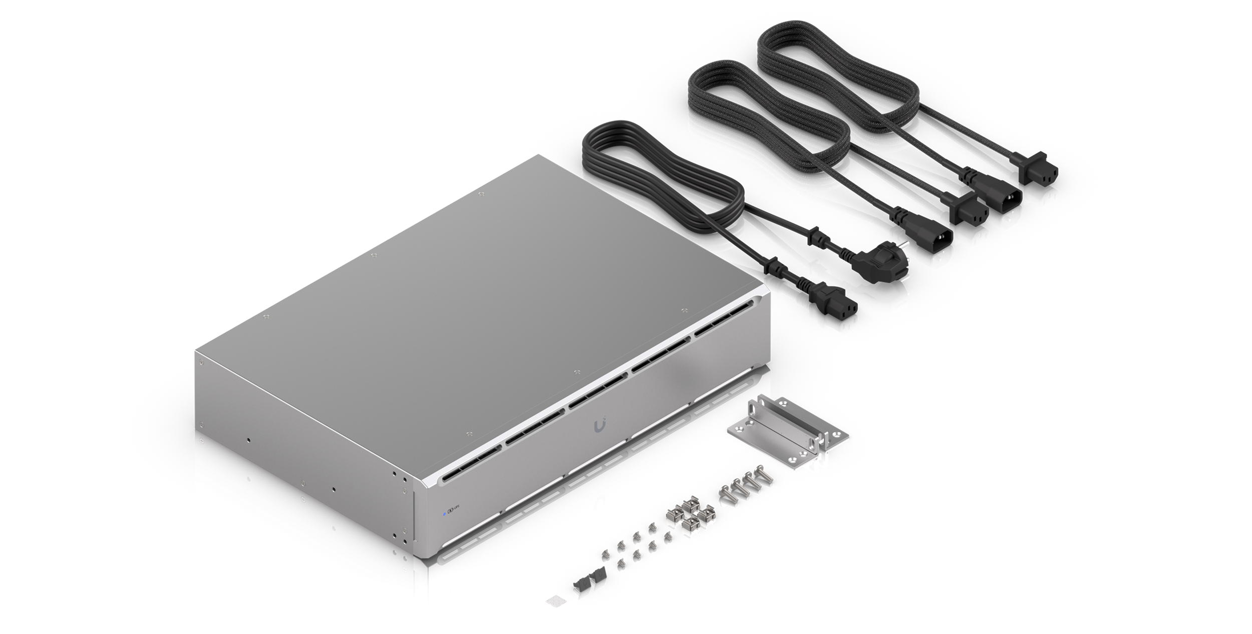 Ubiquiti | Ubiquiti UniFi UPS 2U, UniFi 1.44kVA Rackmount Uninterruptible Power Supply, 8 outlets, Replaceable Bat,216Wh, (500W) Runtime 8 Min, UniFi Alarm Ready | UPS-2U - Image 3