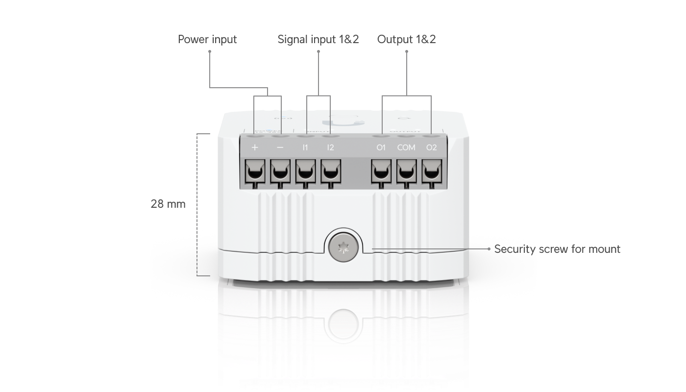 Ubiquiti | Ubiquiti Relay, Compact SuperLink Relay Designed I/O Interfaces, Seamless Integration, third-Party Sensors, Signaling Devices. | USL-Relay - Image 2
