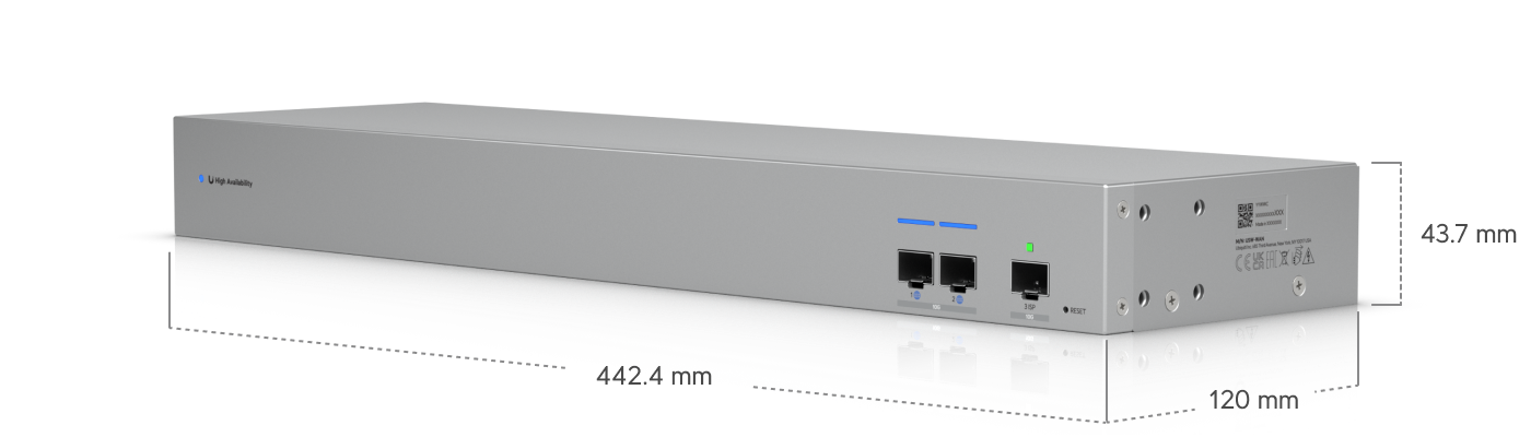 Ubiquiti | Ubiquiti WAN Switch, 10G SFP+ WAN Switch Linking Two Shadow Mode High Availability UniFi Gateways To Single ISP | USW-WAN - Image 2