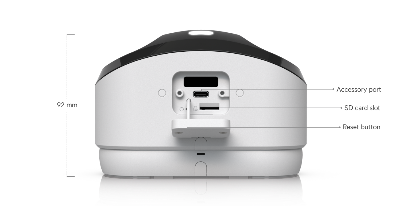 Ubiquiti | Ubiquiti G6 180, White, Indoor/Outdoor Dual Sensor 16MP 20 FPS PoE+ Camera, Multi-TOPS AI Engine, Panoramic 180° Coverage. | UVC-G6-180-W - Image 3