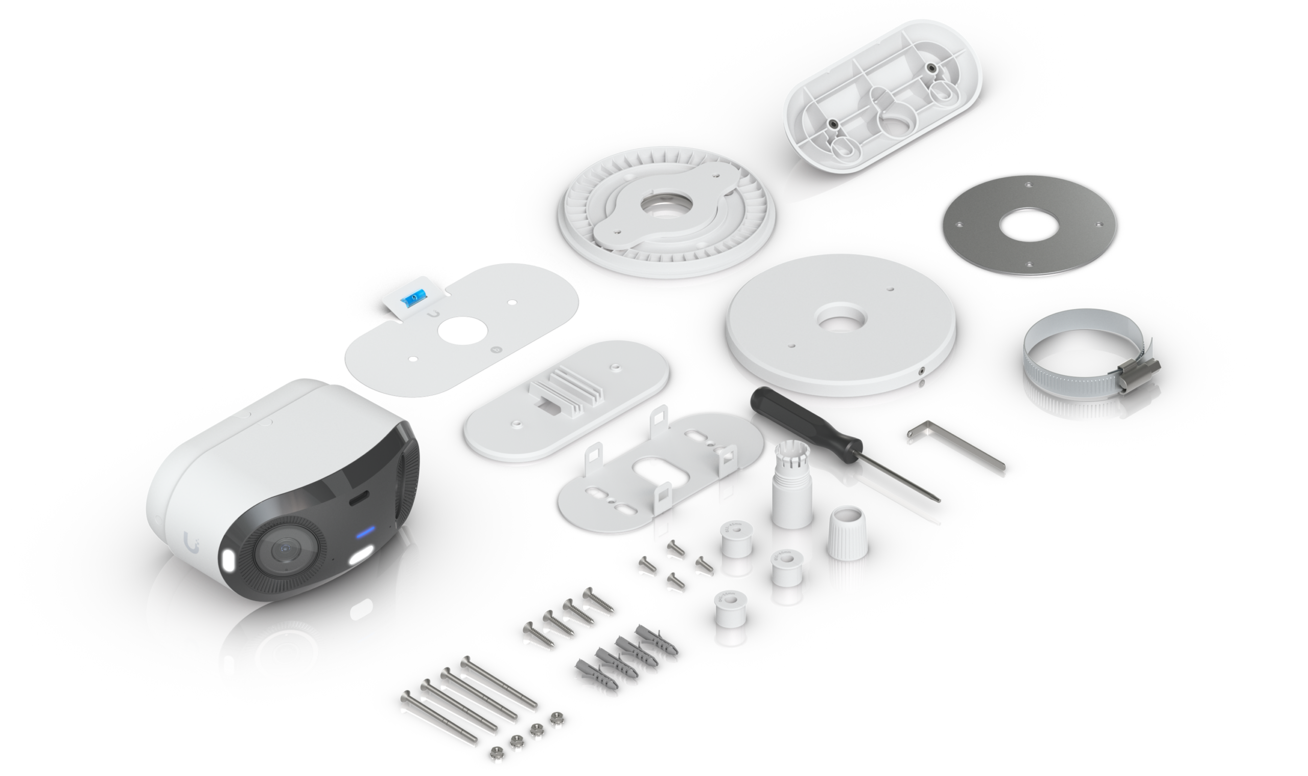 Ubiquiti | Ubiquiti G6 180, White, Indoor/Outdoor Dual Sensor 16MP 20 FPS PoE+ Camera, Multi-TOPS AI Engine, Panoramic 180° Coverage. | UVC-G6-180-W - Image 4
