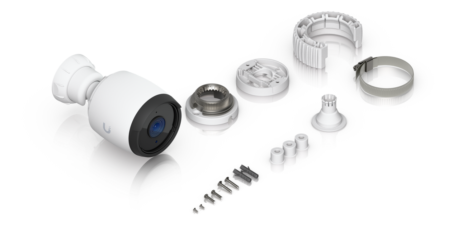 Ubiquiti | Ubiquiti G6 Bullet White, All-weather 4K PoE Camera,With a 1/1.8