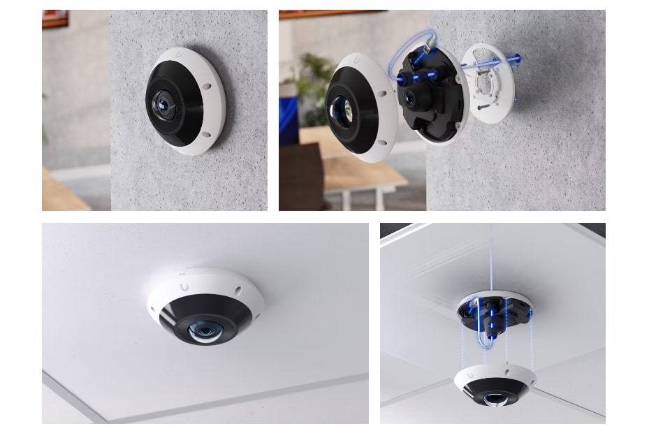 Ubiquiti | Ubiquiti G6 Pro 360,White,All-weather,Vandal-resistant 12MP PoE Camera,Panoramic 360° coverage,Digital Pan-tilt-zoom Smart IR Functionality | UVC-G6-Pro-360-W - Image 4